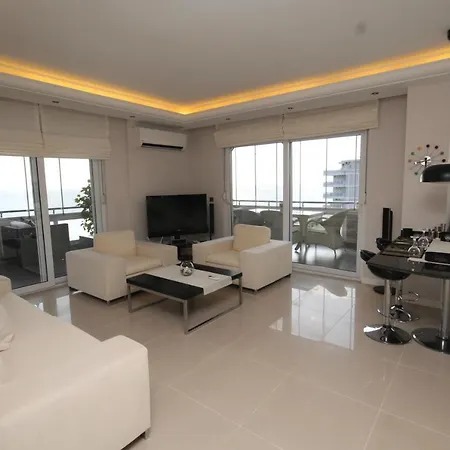Апартаменты New Homes Full Seaview Luxury 2+1 Алания
